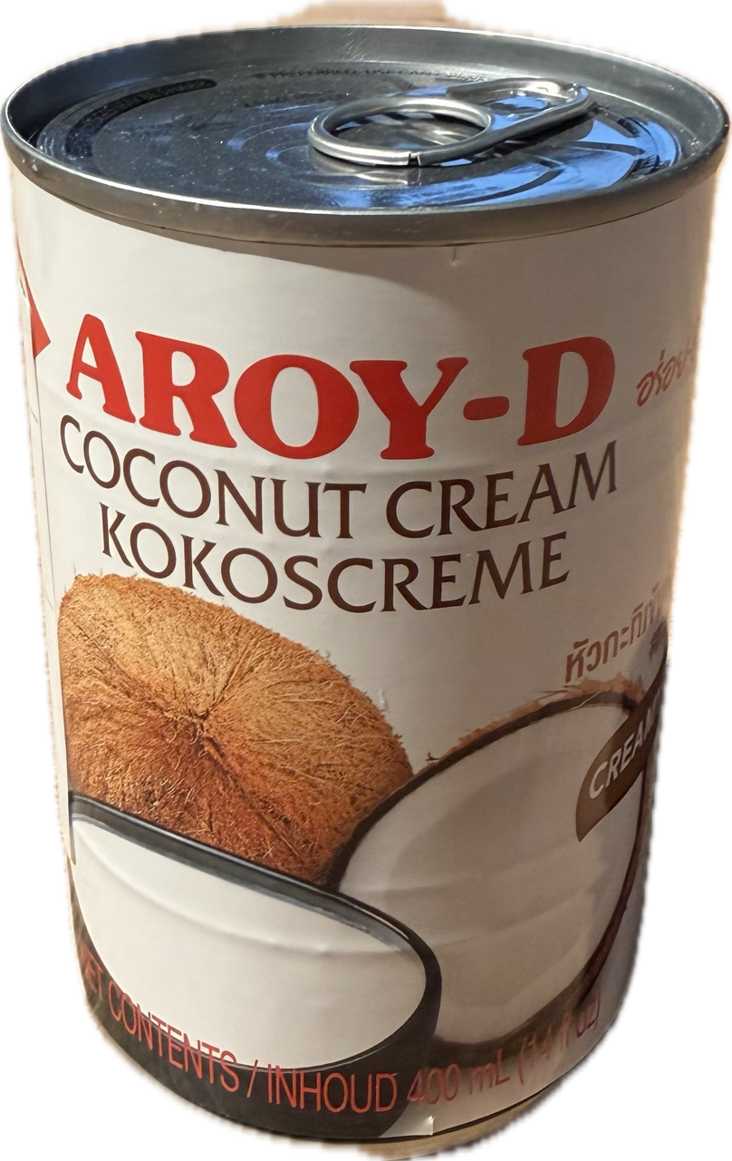 AROY-D, Coconut Cream 21% Fat 400ml (x24)