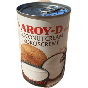 AROY-D, Coconut Cream 21% Fat 400ml (x24)